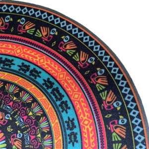 DONGWO Rose Géométrique Gris <span class=keywords><strong>Tapis</strong></span> <span class=keywords><strong>Rond</strong></span> Boho Mandala <span class=keywords><strong>Tapis</strong></span> pour Salon Chambre <span class=keywords><strong>Salle</strong></span> <span class=keywords><strong>De</strong></span> <span class=keywords><strong>Bain</strong></span> <span class=keywords><strong>Tapis</strong></span> <span class=keywords><strong>de</strong></span> Sol <span class=keywords><strong>Tapis</strong></span> Lavable - Product Image 5