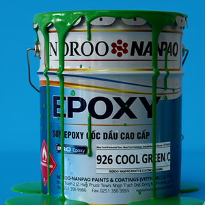 Revêtement de surface époxy architectural Noroo-Nanpao 926 Cool Green C - Product Image 3