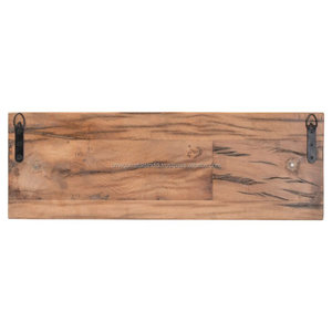 Vente chaude 4 bouteilles de vin mural en bois casier à vin en métal porte-vin pour Bar/hôtels pour la fête de stockage de bière de whisky parfait - Product Image 3