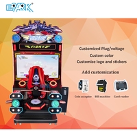 EPARK Arcade Park Vol Top Secret Machine de tir de 65 pouces Avion Machine de jeu vidéo de tir dynamique Centre de divertissement