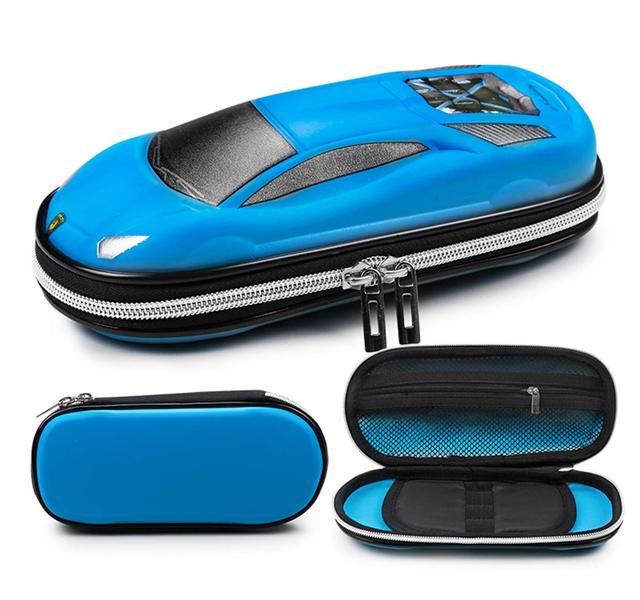 3D Car Shaped Pencil Case High Large Storage Pouch Marker Pen Case Travel Simple Stationery Bag School College Office Organizer