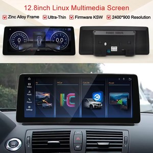 STWEI Écran HD 12,8'' 2400*900 CarPlay Android Auto Autoradio Multimédia Écran Tactile pour <span class=keywords><strong>BMW</strong></span> Série 1 <span class=keywords><strong>E81</strong></span> E82 <span class=keywords><strong>E87</strong></span> E88 CCC CIC - Product Image 4
