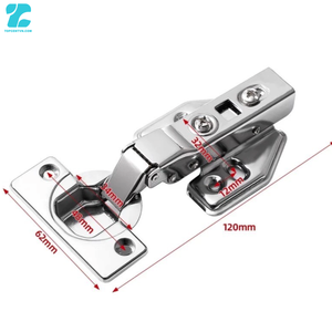 Bisagras de Acero Inoxidable de Alta Calidad para Gabinetes de Cocina con Cierre Suave, Fácil Instalación, Diseño Tradicional - Product Image 3