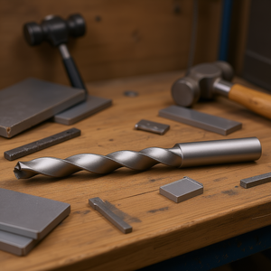 Fervi Helical Cylindrical <b>Drill</b> <b>Bit</b> For Metal Wood Plastic Drilling - Product Image 3