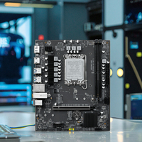 Kualitas tinggi Dual DDR4 LGA1700 kompatibel 12/13 Gen Intel H610 Motherboard baru digunakan mendukung 64GB Gaming M.2 PCI-E Desktop