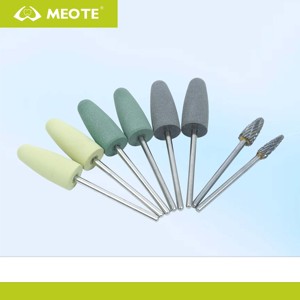 Kit de 8 fresas pulidoras de resina acrílica HP de 2.35mm para pulido dental, herramienta rotatoria para dentista, instrumento de laboratorio dental - Product Image 2