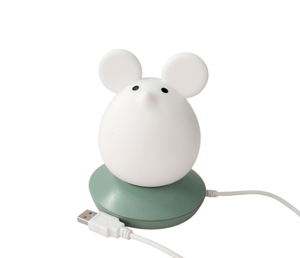 Nouveau produit, adorable veilleuse LED en silicone en forme de souris pour bébé - Product Image 2