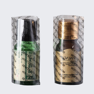 Custom Clear Plastic PVC <strong>Shrink</strong> Film Sleeve Perforated <strong>Shrink</strong> Bands Heat <strong>Shrink</strong> Seal Wrapping for Bottle - Product Image 3