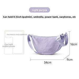 Nouveau <span class=keywords><strong>Sac</strong></span> à Bandoulière Léger et Compact pour Femme 2026 – Modèle Dumpling Horn - Product Image 3