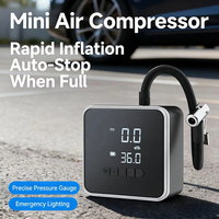 Compresseur d'air portable sans fil 12V le plus vendu pour pneus de voiture, avec affichage numérique ABS et arrêt automatique, modèle simple