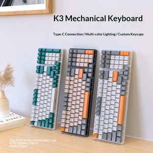 Custom 100 Keys Mechanical Keyboard 980 Series E-sports <b>Gaming</b> Keyboard Wired Office Desktop Computer Peripherals - Product Image 2