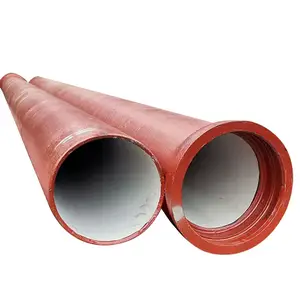 ISO 2531 Ductile Cast Iron Pipes Top Quality Ductile Iron EN598 K9 Round Urban Domestic Water 3.2 -30 Mm