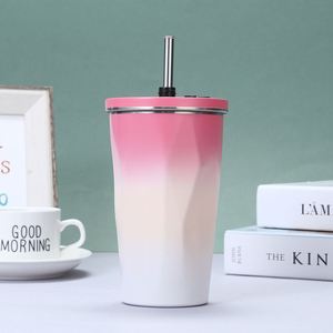 <b>Double</b> <b>Wall</b> Stainless Steel 20Oz Tumblers Cups With Magnetic Slide Lid Powder Coated Coffee Tumbler - Product Image 4
