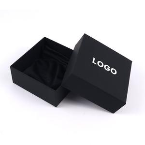 Caja de joyería de papel de embalaje de collar de mujer mini respetuoso con el medio ambiente personalizado al por mayor con revestimiento de esponja laminado mate nuevo listado - Product Image 4