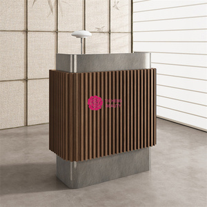 <span class=keywords><strong>Comptoir</strong></span> de réception moderne pour petit salon de coiffure haut de gamme Yicheng Beauty, design contemporain, prix abordable - Product Image 2