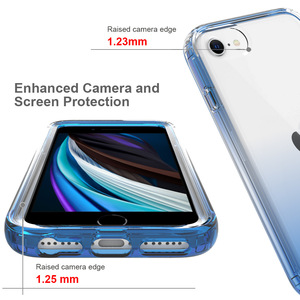 Pour <span class=keywords><strong>IPhone</strong></span> étui de protection transparent transparent tout compris deux-en-un anti-chute antichoc étui de téléphone portable - Product Image 3