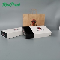 Boîte à sushi en carton personnalisée pour la livraison de sushi à emporter, avec compartiments, emballage alimentaire japonais, boîte à sushi en papier