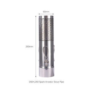 LULING - Protector <span class=keywords><strong>de</strong></span> Codo <span class=keywords><strong>para</strong></span> Chimenea <span class=keywords><strong>de</strong></span> Estufa <span class=keywords><strong>de</strong></span> Acero Inoxidable, Accesorios <span class=keywords><strong>de</strong></span> Madera <span class=keywords><strong>para</strong></span> Exteriores, Protector Térmico <span class=keywords><strong>para</strong></span> Camping - Product Image 6