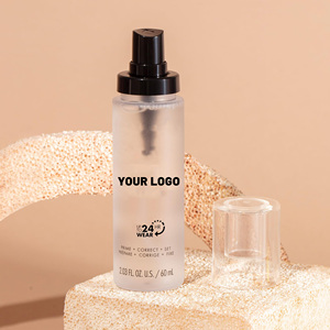 Spray <span class=keywords><strong>fixateur</strong></span> de maquillage hydratant 3 en 1 60 ml avec glycérine et 2% de niacinamide, résistant au transfert, pour marque privée - Product Image 1