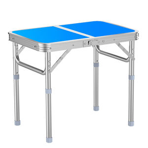 Table de camping pliante portable en aluminium léger, rectangulaire, pour pique-nique et barbecue en extérieur - Product Image 4