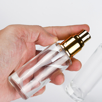 Botol Semprot 50ml 80ml 100ml 120ml 150ml Botol Semprot Kaca Bening Custom