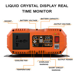Nhà máy cung cấp trực tiếp biến tần cho kết nối lưới và lưu trữ năng lượng NGOÀI LƯỚI 12V <span class=keywords><strong>1500W</strong></span> biến tần năng lượng mặt trời để sử dụng tại nhà - Product Image 3