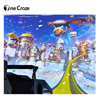 Pas de lunettes nécessaires, simulateur de projecteur IMAX 7D immersif en aluminium, fauteuils de cinéma à domicile en vente, Orbital Cinema