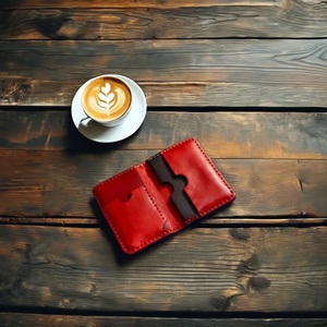 Vintage Genuine Leather Open Short <b>Slim</b> Wallet Anti-Theft RFID Cotton Lining Large Capacity <b>Card</b> <b>Holder</b> Slots Daily - Product Image 6