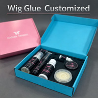 Stylo-colle pour pose de perruques, extensions capillaires, parfumé aux fruits, adhésif imperméable, tenue extrême, pour perruques en dentelle, flacon cylindrique en plastique