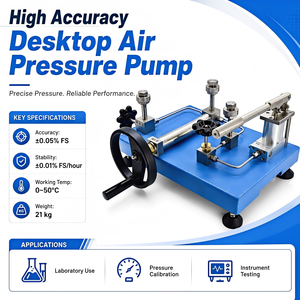 Pompe à air de bureau haute précision 0,05 % FS pour l'étalonnage et les tests, pompe d'étalonnage pneumatique - Product Image 3