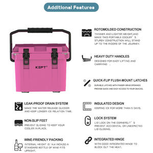 Nevera Portátil Aislada de 9.5L para Alimentos, Cerveza, Playa, Camping, Picnic, con Asa, para Vacunas, Plástico, Precio Bajo en Promoción - Product Image 5