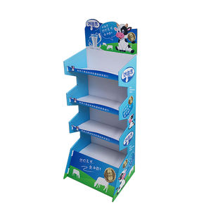 कस्टम टेम्प्लेट नालीदार कार्डबोर्ड हटाने योग्य पेग हुक डिस्प्ले स्टैंड - Product Image 3