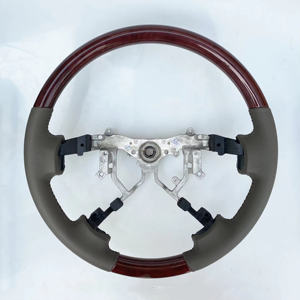 YBJ voiture tableau de bord en <span class=keywords><strong>bois</strong></span> changement de vitesse bouton <span class=keywords><strong>panneau</strong></span> volant porte-gobelet pour LC76 FJ79 2 portes LHD 2022 ensemble complet kit intérieur - Product Image 6