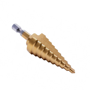 ดอกสว่านเจาะรูแบบขั้นบันได Xinsentuo ขนาด 4-22 มม. พร้อมก้านหกเหลี่ยมเคลือบไทเทเนียม ขายส่งเครื่องมือเจาะรูแบบพายโกดา - Product Image 4