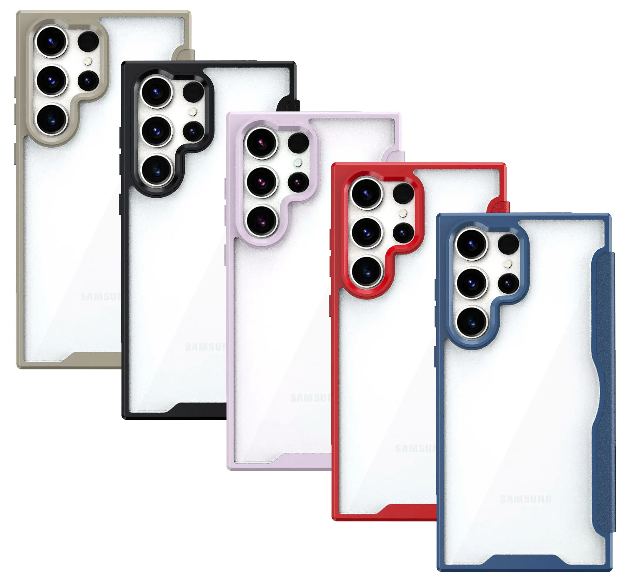 Синтетический кожаный многофункциональный бумажник дизайн клейкий чехол для телефона для Samsung galaxy S24 Ultra