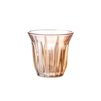 Tasse à café vintage en verre transparent, mug à espresso et latte résistant à la chaleur, compatible micro-ondes, style minimaliste, verre à eau pour la maison