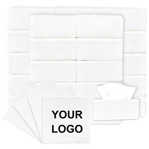 0717 Wholesale Custom Embossed Napkins 230x230mm Eco-friendly Double Layers Virgin Wood <b>Pulp</b> Disposable Tissue - Product Image 3