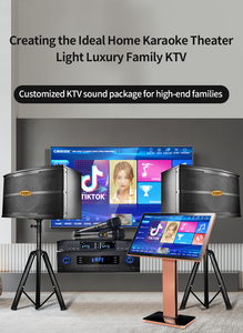 Sistema de Amplificador Profesional Comercial para Karaoke en Casa, Pantalla Táctil de 19'', WiFi, para 16+ Personas - Product Image 2