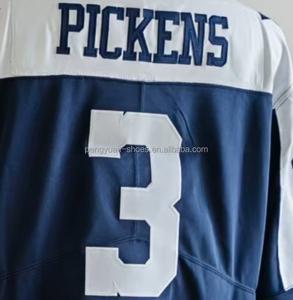 เสื้อเจอร์ซีย์อเมริกันฟุตบอลแบบเย็บตะเข็บลายกองทัพเรือออเบรย์ - Product Image 4