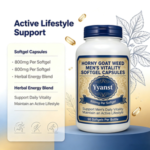 Extrait de Horny Goat Weed en capsules molles – Complément Herbal pour Soutenir la Vitalité Quotidienne des Hommes et Maintenir un Mode de Vie Actif pour Hommes Adultes - Product Image 5