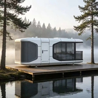 Maison préfabriquée de luxe Royalstar N28 Ultra en acier, idéale pour un glamping confortable en resort