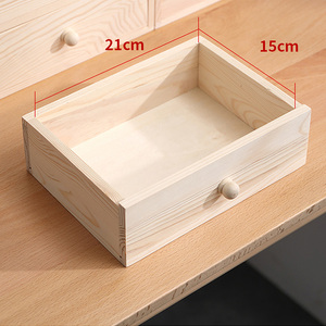 Organizador de Cajones de Almacenamiento Multiusos de Madera Moderno, Duradero y que Ahorra Espacio - Organizador de Escritorio Ajustable para Sala de Estar - Product Image 6