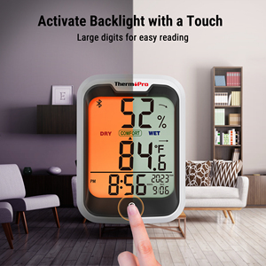 Mini ThermoPro TP358 Thermomètre numérique intelligent pour intérieur, hygromètre pour maison - Product Image 4
