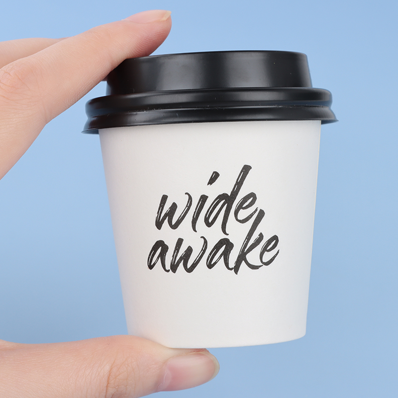 Custom 4oz 8oz Disposable Paper Coffee Cups Single Wall Hight Quality Cups Kraft Paper Cup