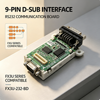 Tarjeta de Comunicación RS232 FX3U-232-BD, Módulo de Transferencia de Datos para PLC FX3U, en Stock