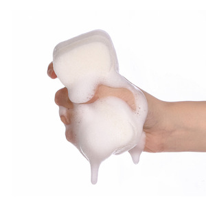 FaSoLa Sponge Scouring Pad Rectangle White Kitchen Cleaning Pad For Pots And Pans - Product Image 4