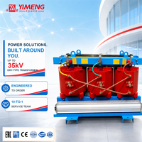 Transformateur de distribution sec intérieur 10 kV 0,4 kV triphasé 50 Hz 60 Hz pour alimentation de sous-station 2000 kVA Cuivre