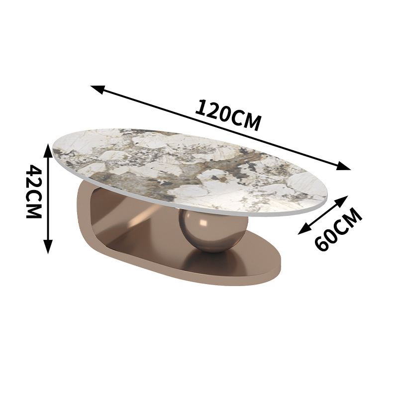 Mesa de centro esférica