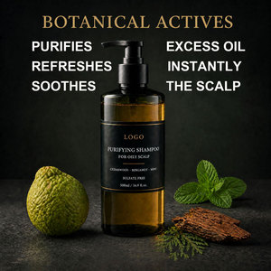 Set per la Cura dei <span class=keywords><strong>Capelli</strong></span> OEM con <span class=keywords><strong>Shampoo</strong></span> al Cedro e Bergamotto, Rituale Botanico, <span class=keywords><strong>Shampoo</strong></span> e Balsamo Senza Solfati, Maschera per <span class=keywords><strong>Capelli</strong></span> per Cuoio Capelluto Grasso - Product Image 2