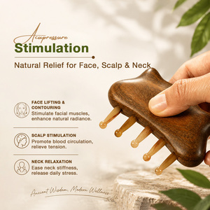 Outil de massage premium à cinq griffes pour la relaxation de la tête, le remodelage du visage et les applications d'acupression beauté - Product Image 5